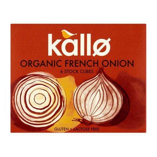 Kallo Stock French Onion Cubes 130g คาโลสต็อคหัวหอมฝรั่งเศสก้อน 130 กรัม