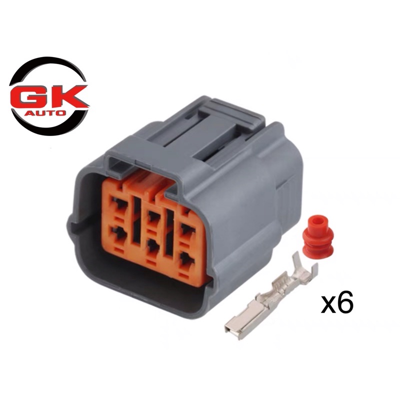 6 Pin Proton PREVE Saga FLX FL Head Lamp Socket Connector