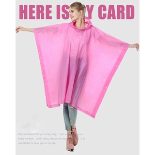 Bat-style raincoat เสื้อกันฝนเนื้อหนาทรงค้างคาว