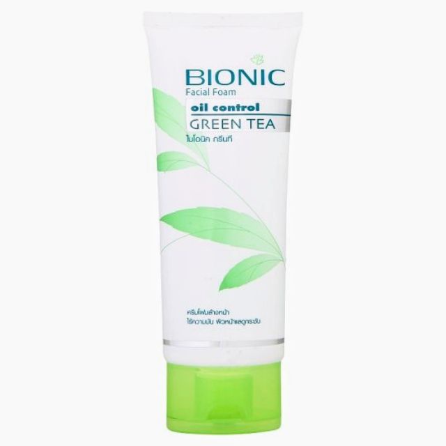 ครีมโฟมล้างหน้า ไบโอนิค แอคเน่ ไบโอนิค กรีนที Bionic Green Tea ไร้ความมัน ผิวแลดูกระชับ 80g