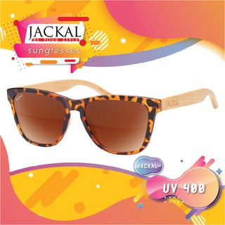 JACKAL แว่นกันแดดขาไม้ Jackal Semi-Wooden Sunglasses รุ่น TRICKLE TR003