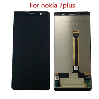 จอแสดงผลหน้าจอ Lcd 6 . 0 Nokia 7 Plus Ta-1062 Nokia 7plus screen