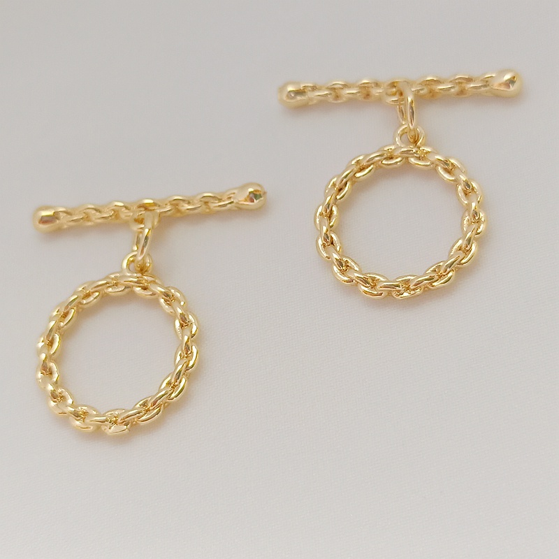 14k Gold Gold Gold Lock ใช้สําหรับเครื่องประดับ diy
