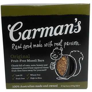 Carmans Original Muesli Bars 270Ml  Carmans Original Muesli Bars 270Ml