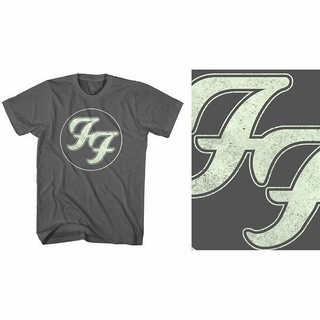 เสื้อยืดแขนสั้น พิมพ์ลายโลโก้ FF Fighters สีทอง เหมาะกับของขวัญวันเกิด สําหรับผู้ชาย คุณแม่สามารถปรับแต่งได้