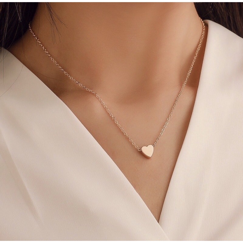 ‼️พร้อมส่ง‼️[N86] สร้อยคอรูปหัวใจ