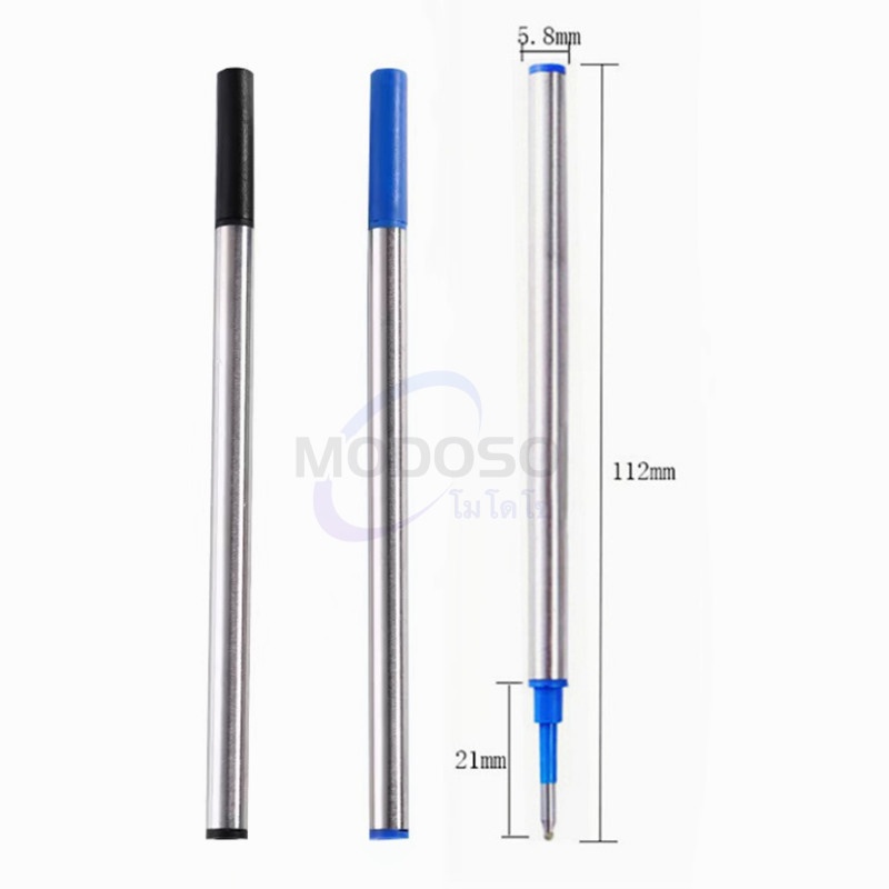 ไส้ปากกา ไส้ปากกาเจล แบบปากกาSheaffer ขนาด 0.7มม. หมึกมีสีน้ำเงิน/สีดำ ไส้แบบมาตรฐาน ปลายไม่มีเกลียว(ราคาต่อชิ้น)#Refill