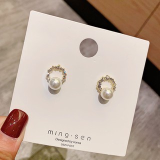 Delicate Crystal Earrings Ins Girl New Chic Jewelry  Female