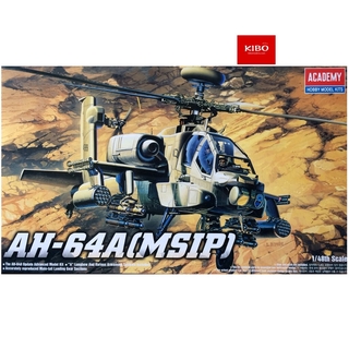 โมเดลเฮลิคอปเตอร์ AC12262 AH-64A APACHE (1/48)