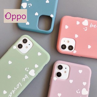 💚❤️ เคสOPPO เคสซิลิโคน รูปหัวใจ A9 2020 A5 A3S AX7 AX5S A7 OPPO A31 A91 A12 F11Pro F9 F7 Silicon #401💚❤️