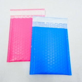 ร้านแนะนำถุงไปรษณีย์กันกระแทก ฝากาว ขนาด 14x17 สีฟ้าและสีชมพู ซองกันกระเเทก ซองบับเบิ้ล  1ใบ img 3