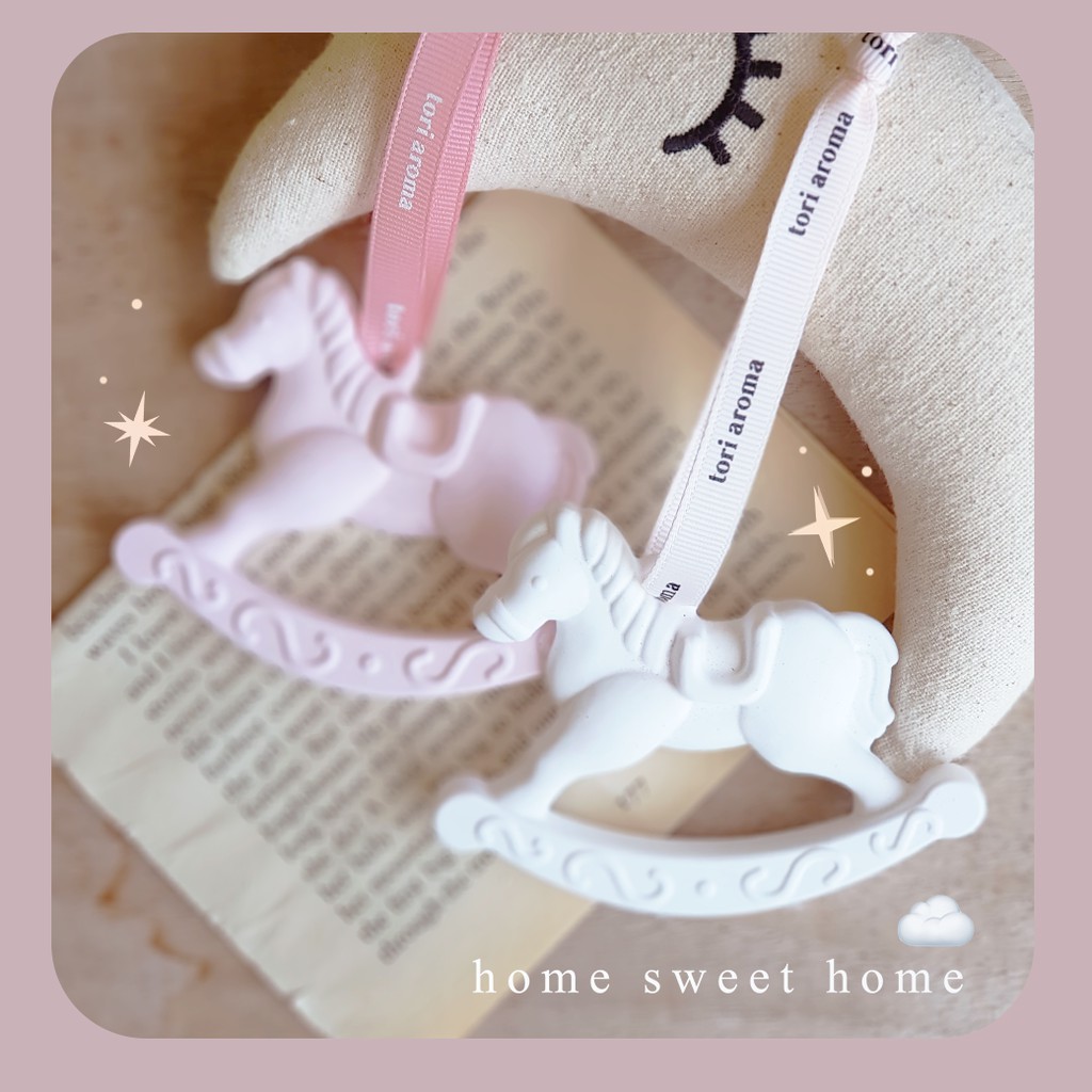 TORIAROMA | รุ่น LITTLE PONY 🎠 น้องปูนเกาหลีเพิ่มความหอม น่ารักให้ห้องของเราด้วยน้องม้าไม้น่ารักมากก แถมน้ำหอม 5ml
