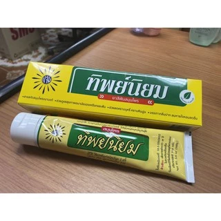 NS (1หลอด) ยาสีฟัน ทิพย์นิยม ลดคราบบุหรี่ หินปูน Thipniyom 160 กรัม