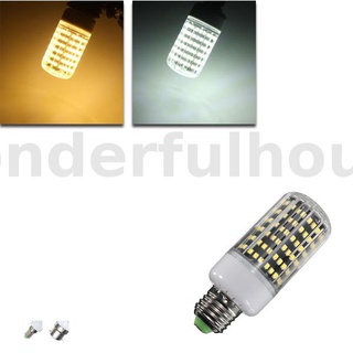 โคมไฟ AC110V 30W162smd E14 B22 E27 สีขาวอบอุ่น สําหรับครัวเรือน