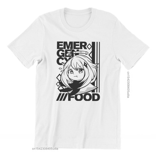 เสื้อยืดคอกลม แขนสั้น ผ้าฝ้ายแท้ พิมพ์ลาย Genshin Impact Emergency Food Paimon สไตล์คลาสสิก แฟชั่นยอดนิยม