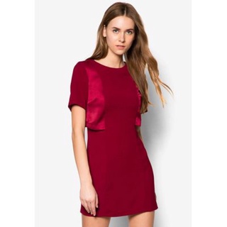 topshop burgundy dress