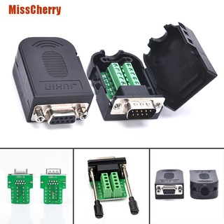 (Misscherry) อุปกรณ์เชื่อมต่อ Db9 Rs232 Male 9 Pin