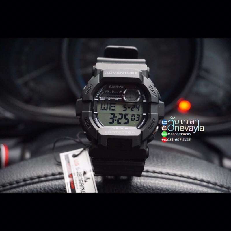 นาฬิกา us submarine แท้พร้อมกล่อง