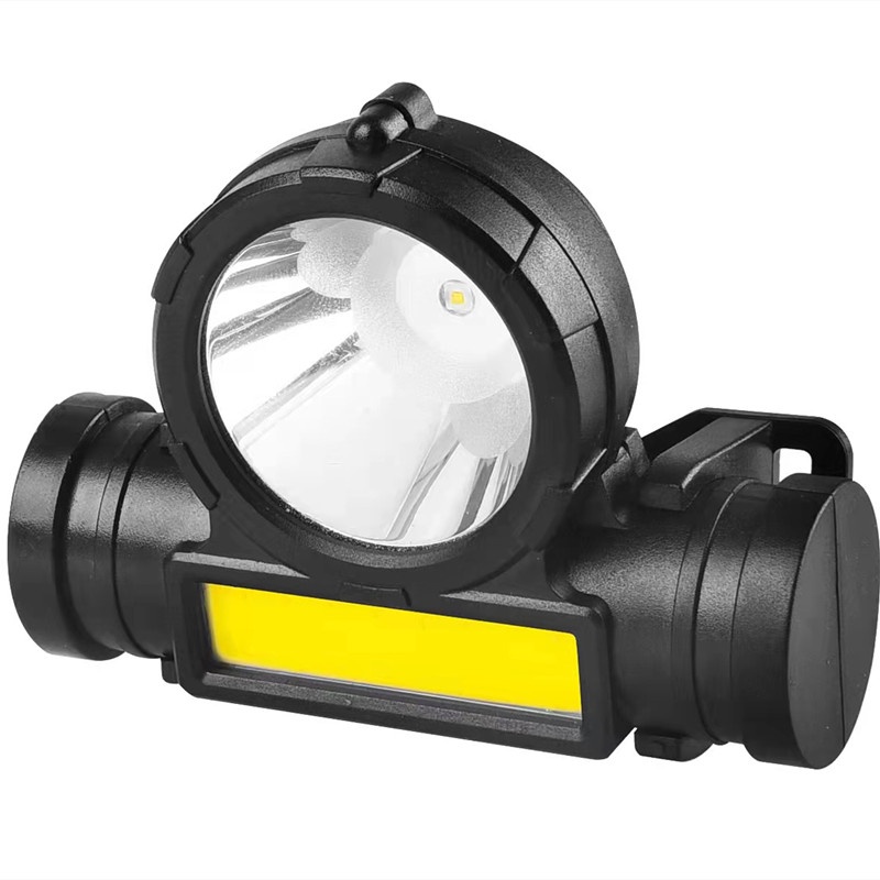 ไฟหน้า LED มัลติฟังก์ชั่น USB ที่แข็งแกร่งแสงชาร์จไฟฉุกเฉินกลางแจ้งติดหัวไฟฉายกันน้ำซังพร้อมแม่เหล็ก - รูปที่ 2