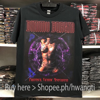 เสื้อยืด พิมพ์ลาย DIMMU BORGIR DTG ( M-098 )