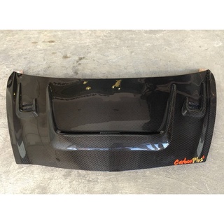 Carbon Plus ฝากระโปรงคาร์บอน ไฟเบอร์ - คาร์บอน เคฟล่า HONDA Jazz GD (ลายสอง)