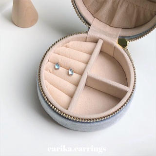 earika.earrings - hologram drop piercing จิวหูเงินแท้หยดน้ำสีโฮโลแกรม (ราคาต่อชิ้น) เหมาะสำหรับคนแพ้ง่าย