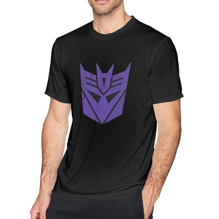 เสื้อยืดครอปพร้อมส่ง เสื้อยืดคอกลม ผ้าฝ้ายแท้ พิมพ์ลายโลโก้ Decepticons Transgormers LFdgpm74JBiefm46 สําหรับของขวัญคริส