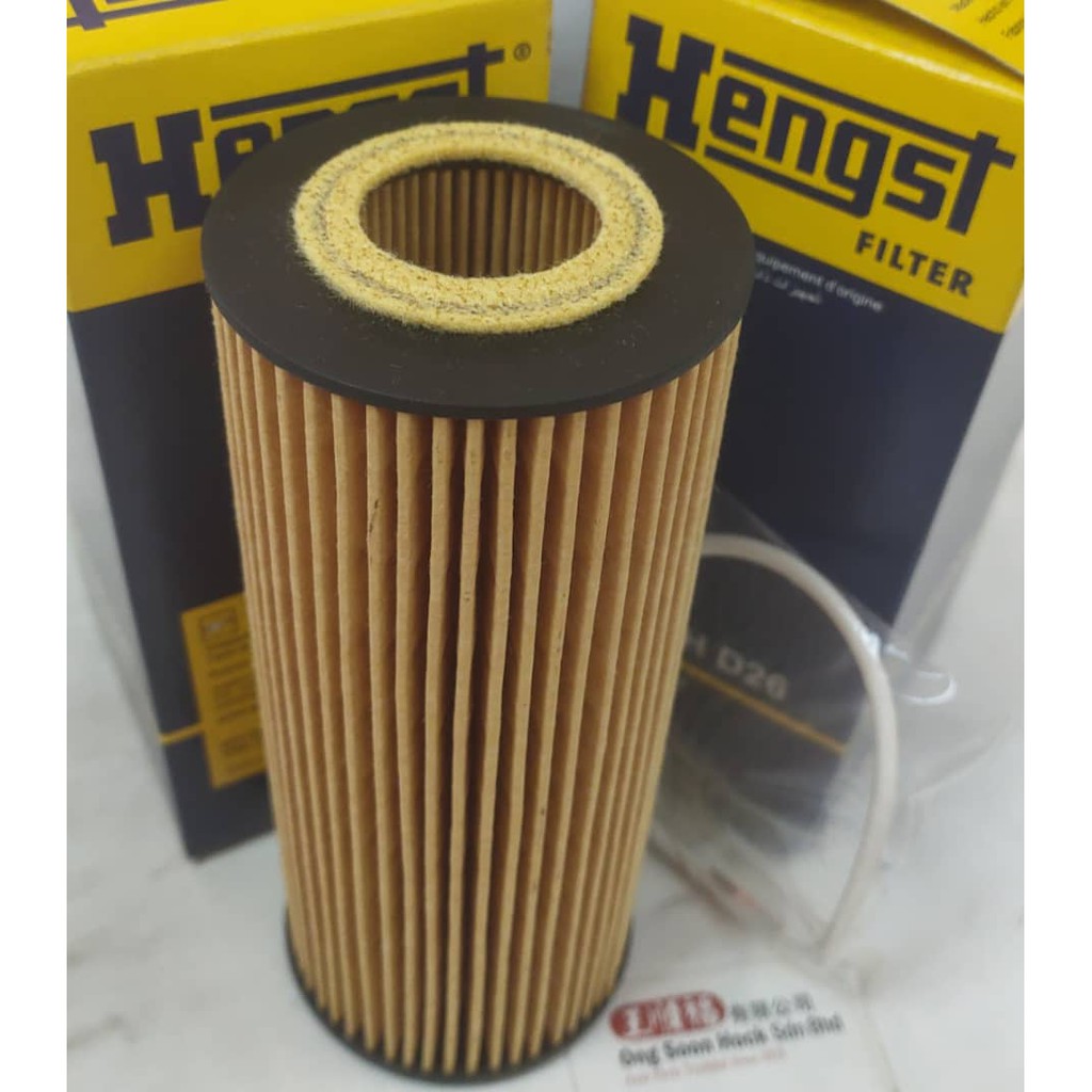 BMW M47 กรองน้ํามัน E46 E90 320d 318d X3 2.0 E60 520d M47N Hengst E32H D26 ดีเซล 11427787697 (=HU722