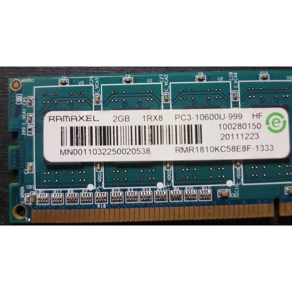 2gb 1rx8 pc3 10600u