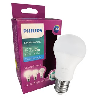 หลอด LED PHILIPS SS-3S E27 7.5วัตต์ สีขาวสว่าง หลอดไฟภายในบ้านเอนกประสงค์