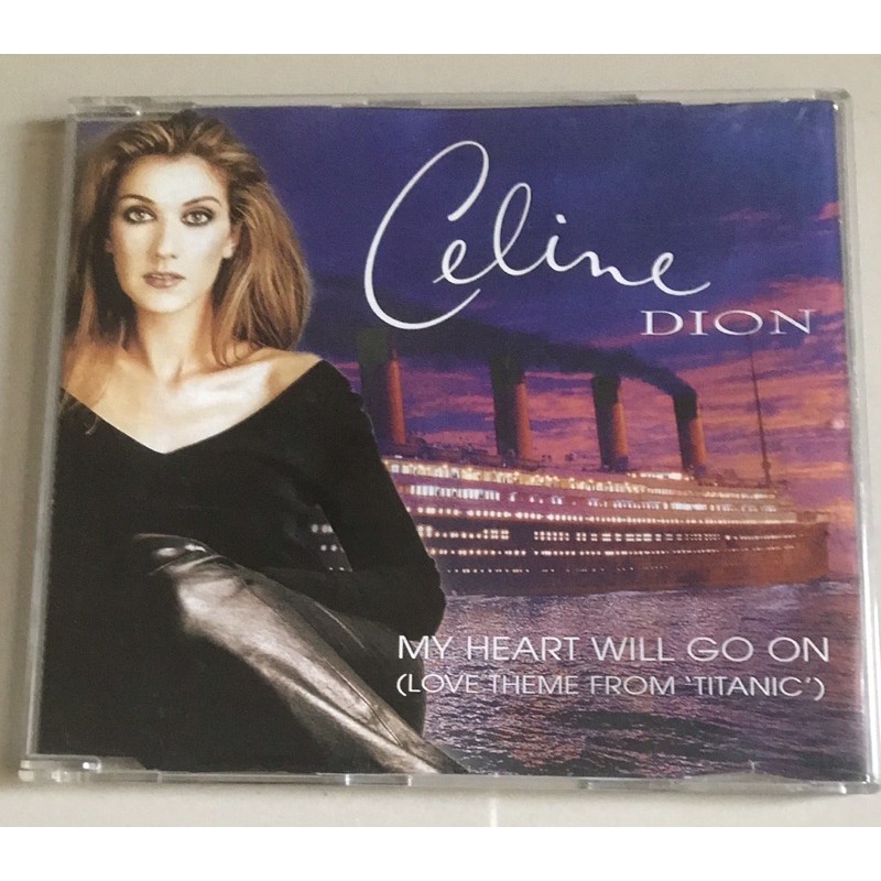 ซีดีซิงเกิ้ล ลิขสิทธิ์ มือ 2 สภาพดี...350 บาท “Celine Dion” ซิงเกิ้ล "My Heart Will Go On”*แผ่นหายาก