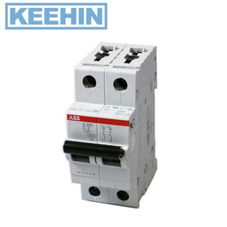 เซอร์กิตเบรคเกอร์ MCB S202M-C 2P 20A 10KA ABB Circuit Breakers