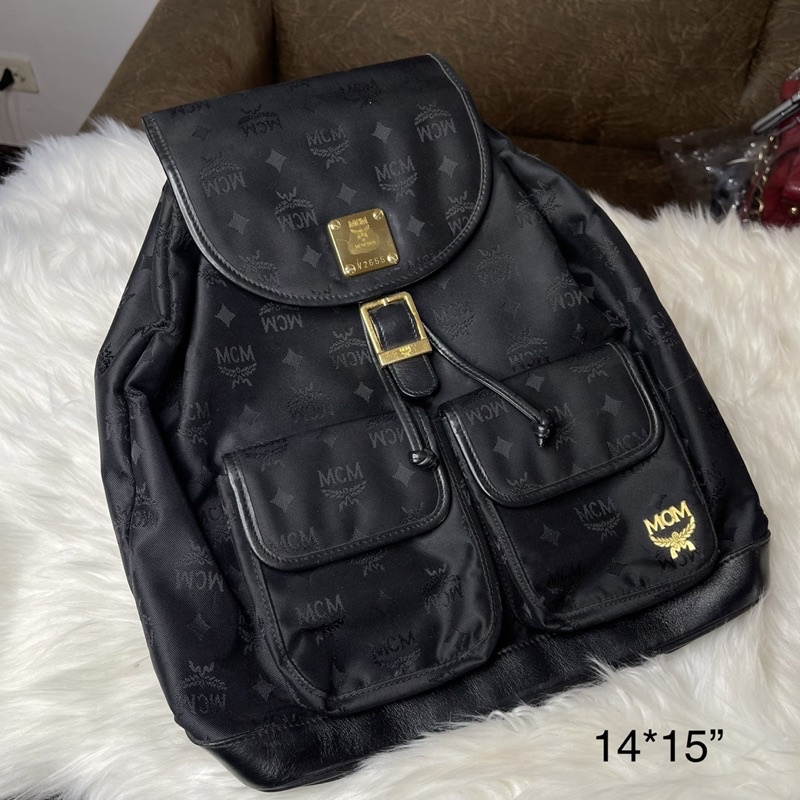 🔥🔥🔥ของแท้ 100%🔥🔥🔥พร้อมส่ง‼️ภายใน 24 ชม.⏰ ตรวจสอบแล้ว ไม่ต้องลุ้น กระเป๋าเป้ MCM กระเป๋าแบรนด์เนมมือส