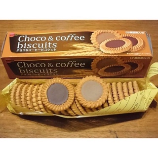 Choco&amp;coffee biscuits ขนมบิสกิตใส้ช็อคโกแลตและกาแฟ