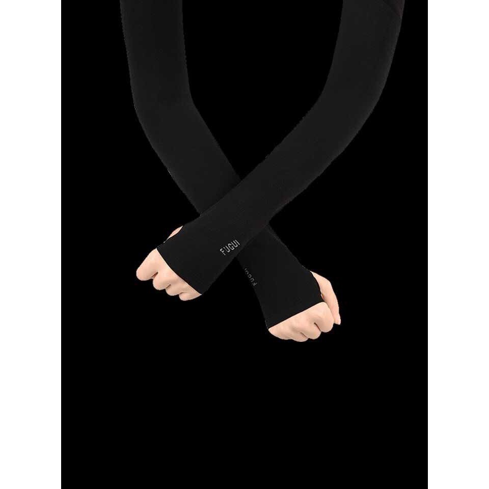 🔥ปลอกแขนกันแดด ปลอกแขนกันยูวี UV 1 คู่#A038 - รูปที่ 2