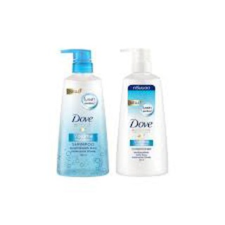 DOVE Shampoo Volume Norishment Light Blue 450 ML &amp;Conditioner Volume Norishment Light Blue 450 ML