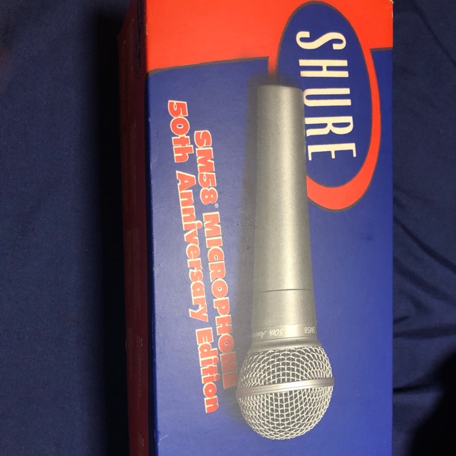 ไมค์โครโฟนไดนามิค shure sm58 ของแท้ 100%