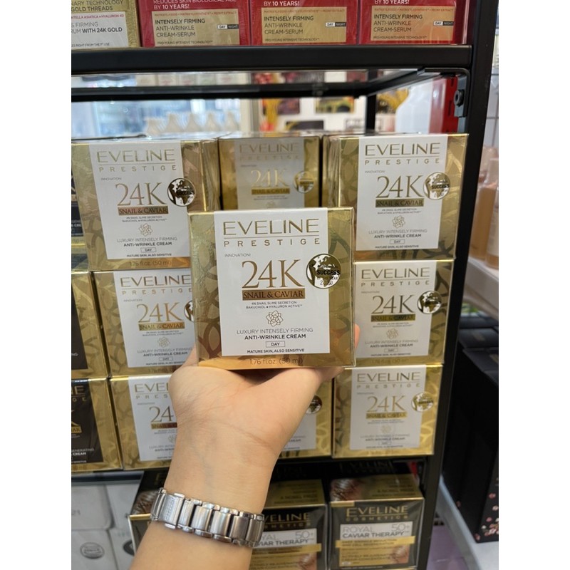 Eveline Prestige 24K Snail & Caviar Day Cream 50ml.