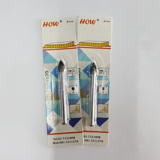 ดอกเจาะกระเบื้องหัวโพธิ์ 7 MM. Step drill 7 MM. จาก How glass tech company limited