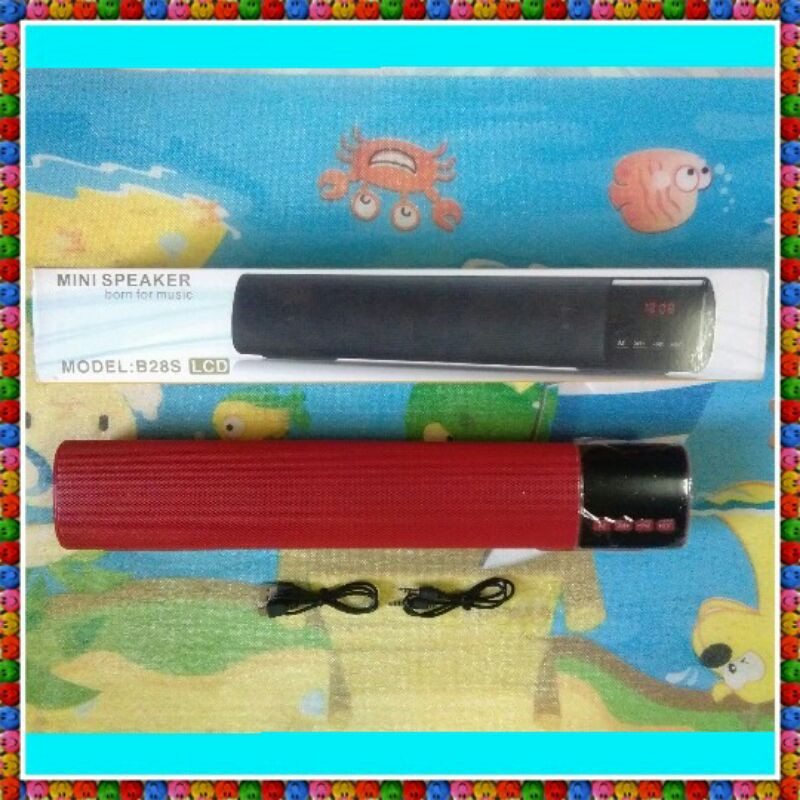 ลำโพง MINI SOUND BAR BLUETOOTH SPEAKER (MODEL:B28S LCD))