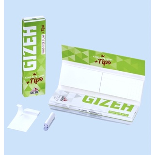 กระดาษม้วนพร้อมก้นกรoง(มีแม่เหล็กปิด) GIZEH Super F kingsize + T (กระดาษ34+กรoง34)แผ่น