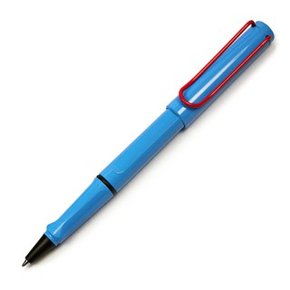 LAMY Safari rollerball pen Royal blue with red clip 2006 limited edition