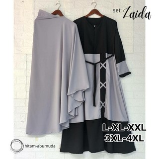 ใหม่!! Syari GAMIS SYARI ชุดเดรสจัมโบ้ ไซซ์ L XL XXL 3XL 4XL