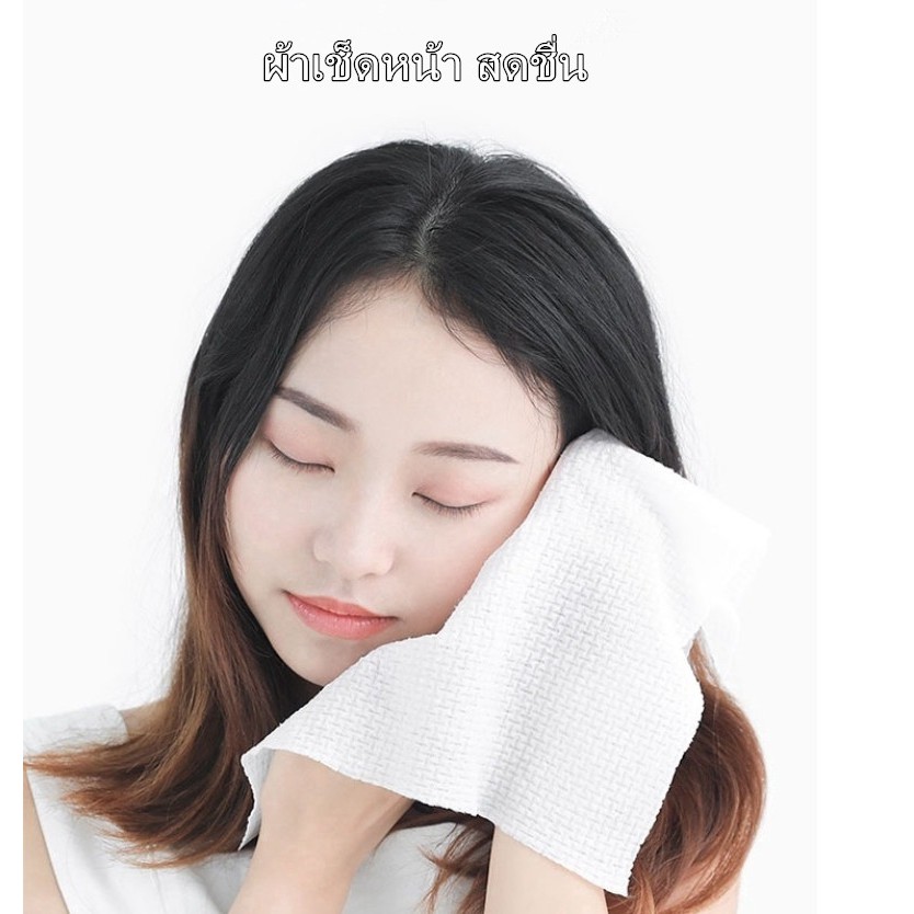 ผ้าขนหนูอัดเม็ด ขนาดเล็ก ผ้าฝ้าย สำหรับพกพา 1 ชิ้น - รูปที่ 4