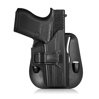Polymer owb HOLSTER ใช้งานร่วมกับ Glock 43 43X ยุทธวิธี Index Finger Release Paddle Belt HOLSTER Fit G43ผู้ถือ G43X กรณี