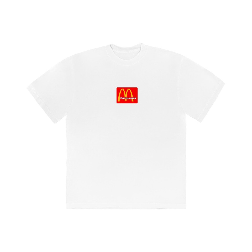 Travis Scott x McDonald's Sesame White T-Shirt Size L