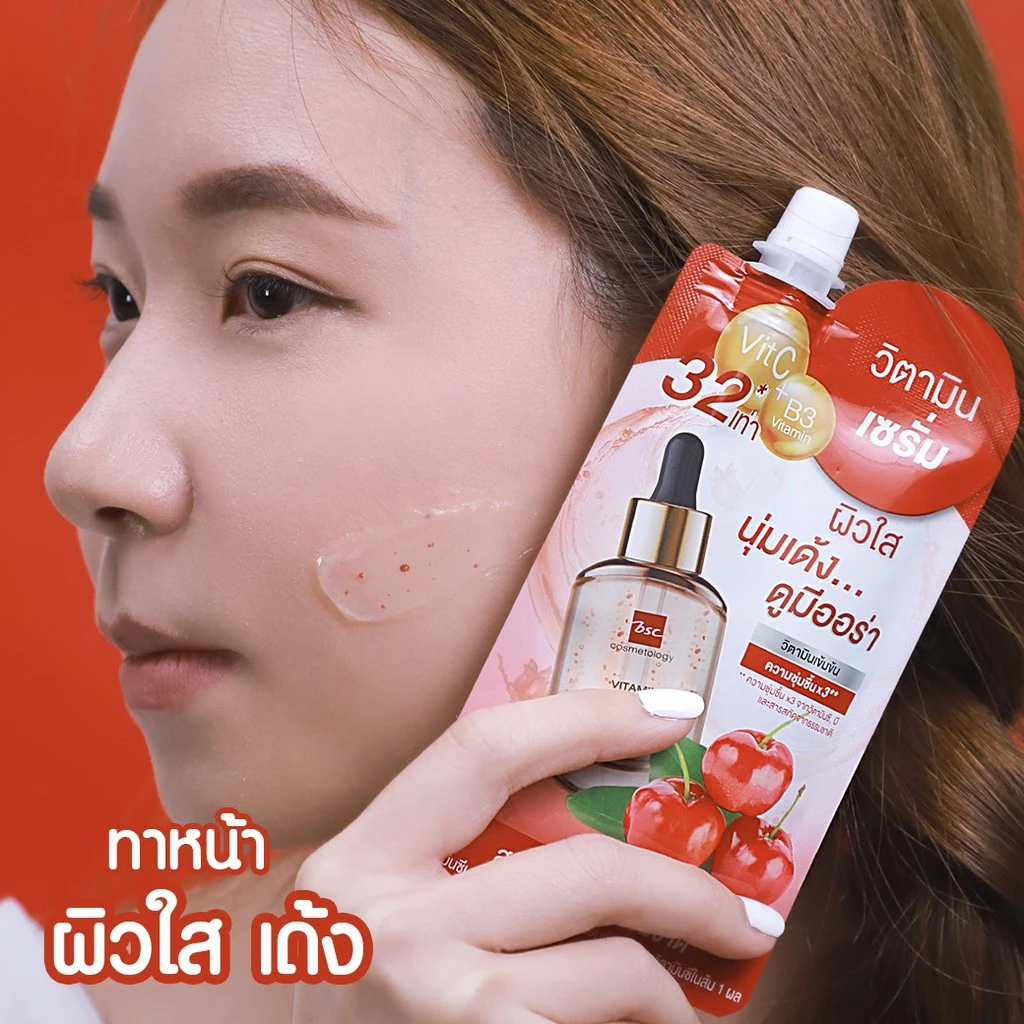 BSC VITAMIN BRIGHT SERUM 50 กรัม ผลิตภัณฑ์เซรั่มบำรุงผิว ที่ให้ วิตามินซีสูงถึง 32 เท่า thumbnail 5