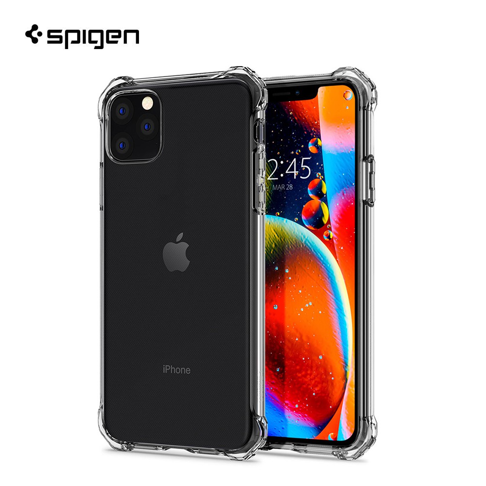 [ของแท้+ส่งฟรี] Spigen เคส iPhone 11 Pro [RUGGED CRYSTAL] เคสใส, เคสซิลิโคน, เคสบาง, เคสกันกระแทก