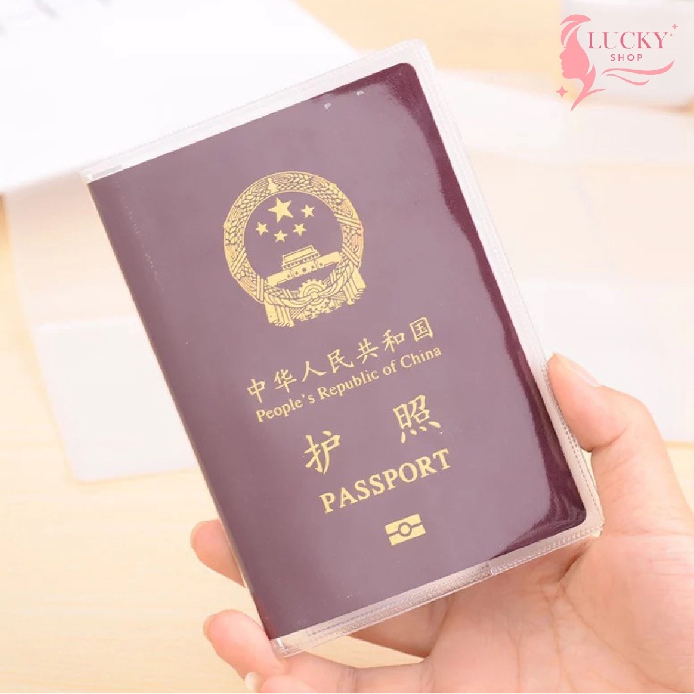 ซองใส่พาสปอร์ต ปกพาสปอร์ต ซองหนังสือเดินทาง ปกหนังสือเดินทาง PVC Passport Cover รุ่น