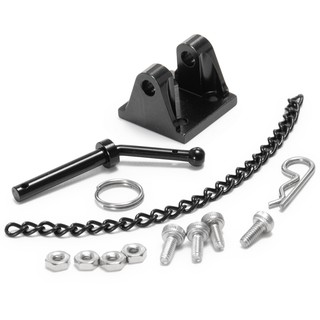 RC Car 1Pcs Alloy Trailer Tow PINTLE HOOK for 1/10 RC Rock Crawler Truck Axial Scx10 D90